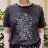 Witchery Butterfly & Snail Printed Casual Oversized T-Shirt