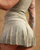 Ivy Tie-dye Mini Casual Skirt Set