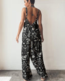 Fantastic Animal Skeleton Printed Jumpsuit