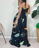 Magical Moth Wonderland Printed Two-piece Set