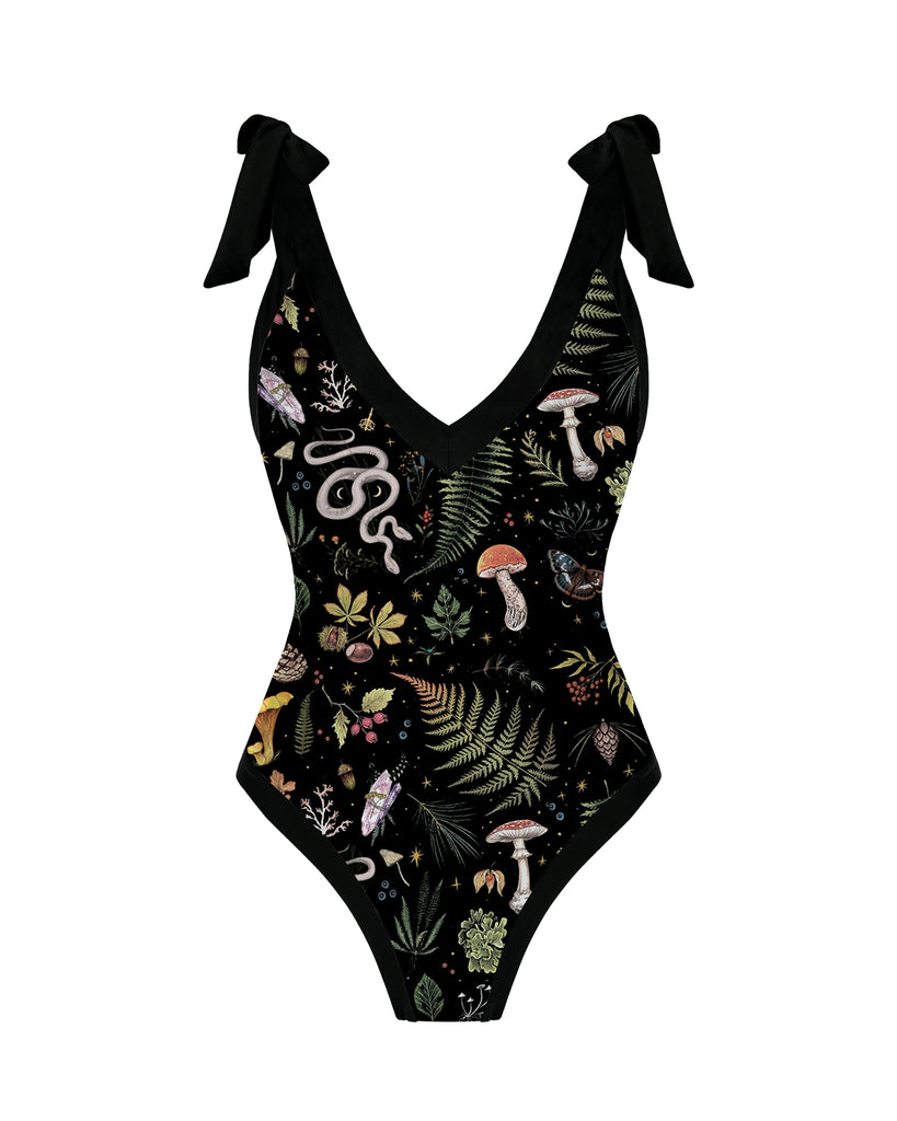 Mystic Snake Dreamland Printed Swimsuit and Sarong