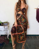 Mystical Printed Dress