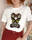 Butterflies Printed Casual Oversized T-shirt