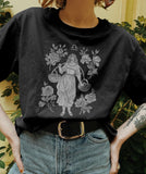 LIBRA Goddess Printed Casual Oversized T-Shirt