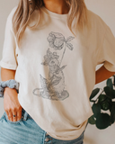 Nature Animal Mushroom Printed Casual Oversized T-Shirt