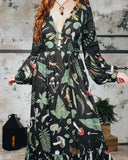 Green Mushroomcore Maxi