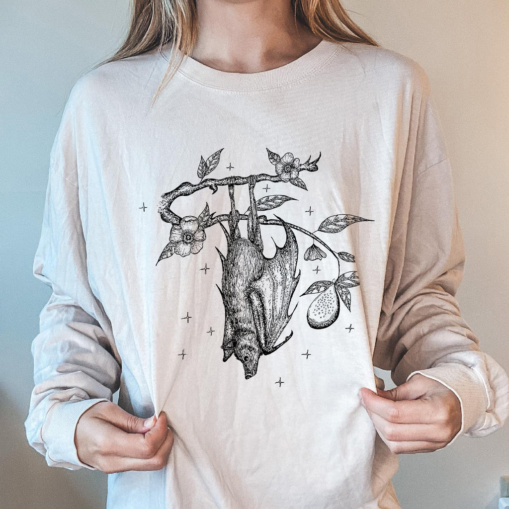 Mystery Bats Printed Casual Sweatshirt