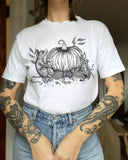 Rat and Pumpkin Cart Printed Casual T-Shirt