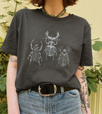 Insects Families Printed Casual Oversized T-Shirt