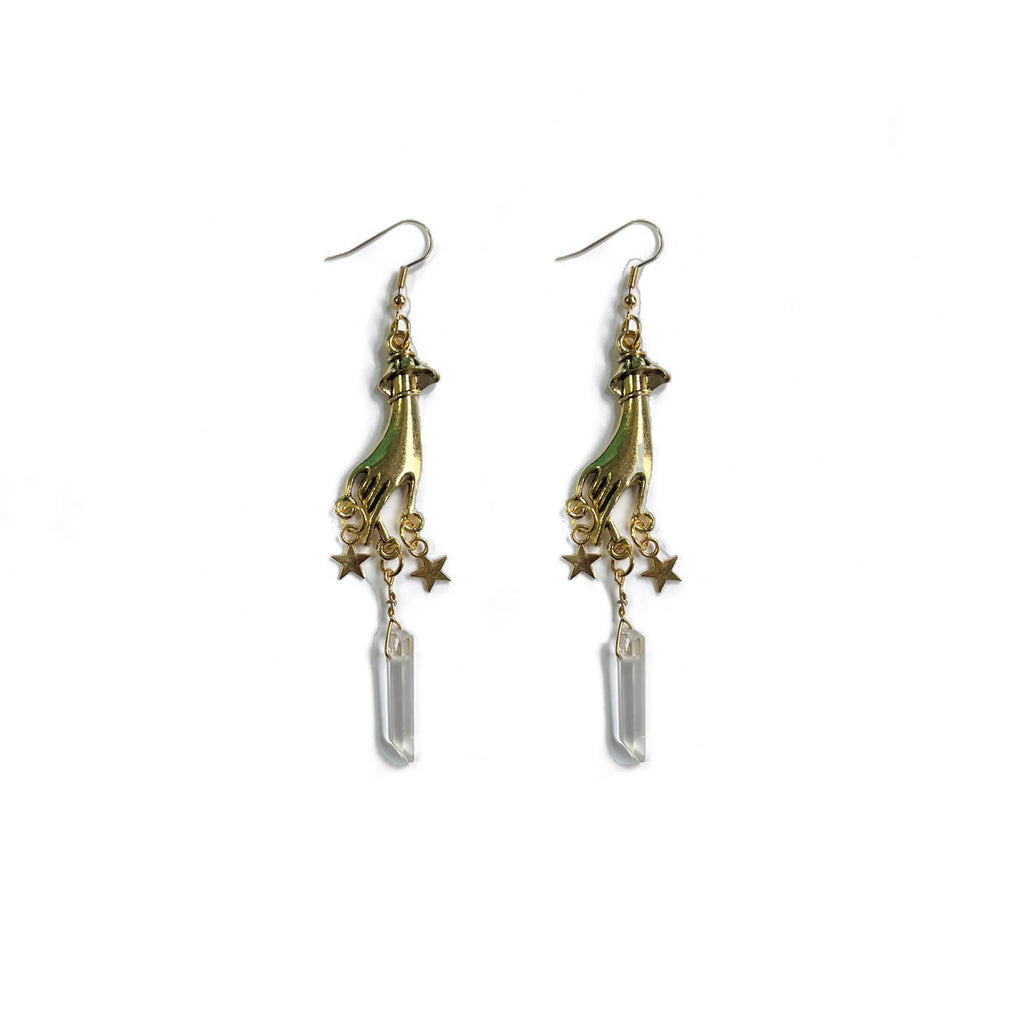 Mystic Witch Crystal Drop Earrings
