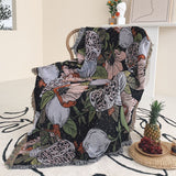 Dark Jungle Printed Blanket