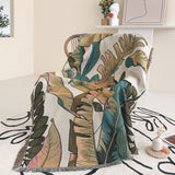 Nature Plants Printed Blanket