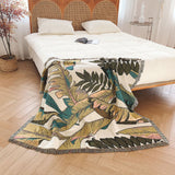 Nature Plants Printed Blanket