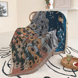 Wonderland Dark Fantasy Printed Blanket