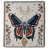Luna Moth Fantasy Moonnight Printed Blanket