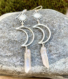 Ethnic Star Moon Earrings