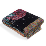 Witch's Hand & Amethyst Garden Printed Blanket