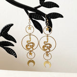 Witchery Snake Boho Style Earrings