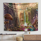 Nature Wonderland Forest Printed Tapestry