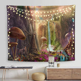 Nature Wonderland Forest Printed Tapestry