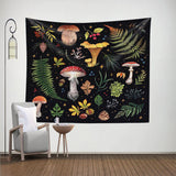 Mushroom Wonderland Printed Series Tapestry