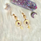 Witchery Moon Crystal Drops Earrings