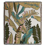 Nature Plants Printed Blanket