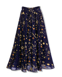Starry Sky Printed Skirt