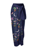 Mushrooms Moonnight Printed Beach Sarong