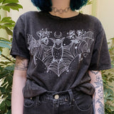 Dark Bats Printed Casual T-shirt