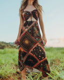 Mystical Printed Dress