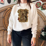 Alice Wonderland Bunny Printed Casual Sweatshirt